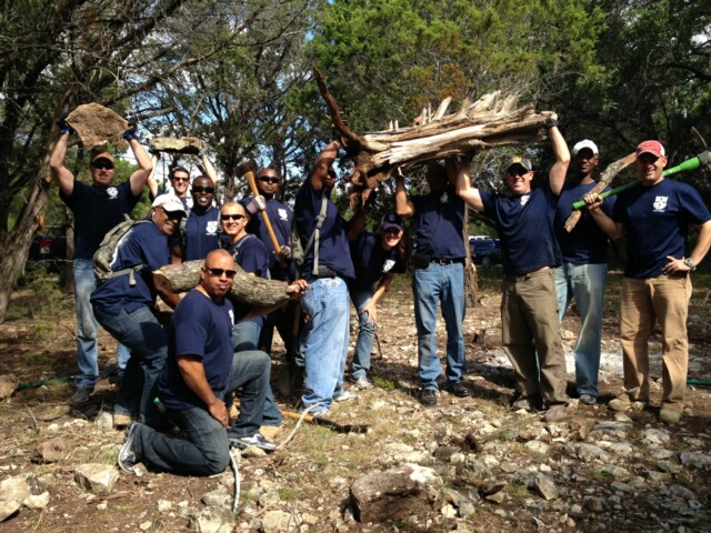 Division West team helps Peaceable Kingdom Retreat for Children